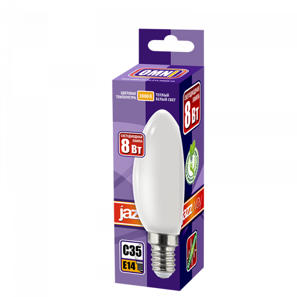 PLED OMNI C35 8w E14 3000K FR