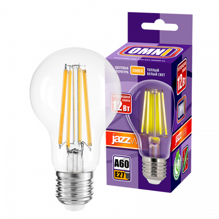PLED OMNI A60 12w E27 3000K CL