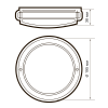 PBH-PC7-RA 24W 4000K WHITE IP65