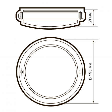 PBH-PC7-RA 24W 4000K WHITE IP65