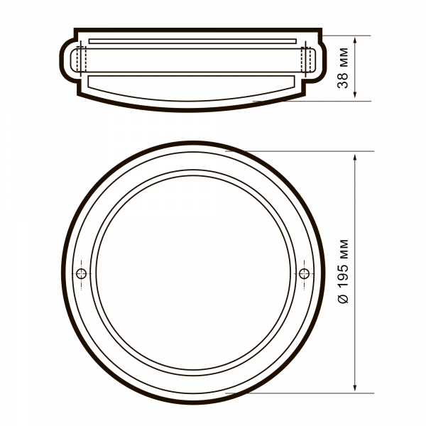 PBH-PC7-RA 24W 4000K WHITE IP65