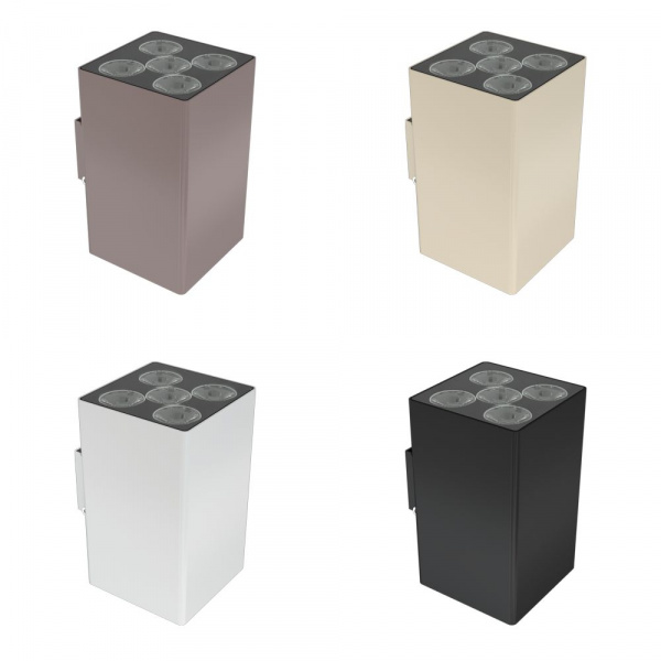 Акцент Куб 10 Дуо CRI80 5000К 5° Кронштейн