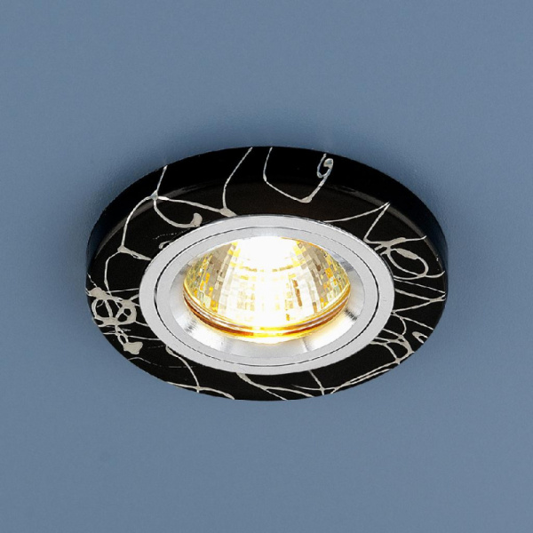 Точечный светильник 2050 MR16 BK/SL черный/серебро