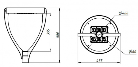 Светильник ДТУ «ПАРК-01» 50Вт