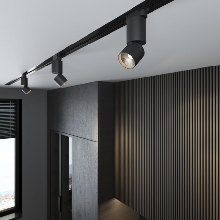 Basic System Sens Трековый светильник 10W 4200K черный 85047/01