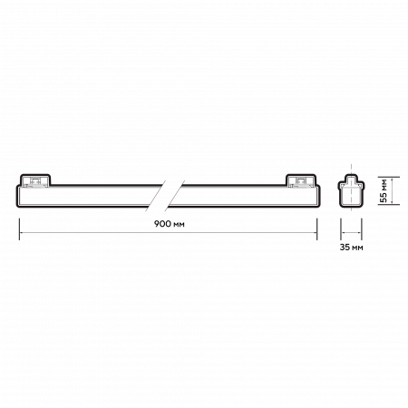 PTR 4530 30W 4000K 130° WH IP40