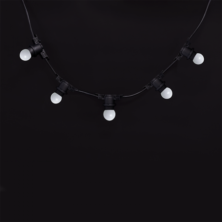 PBL-S60/L18+1.5 Black E27 IP65