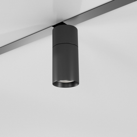 Slim Magnetic Трековый светильник  R01 6W 4200K черный 85011/01