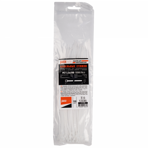 PCT 2,5x200-100WH PA6.6